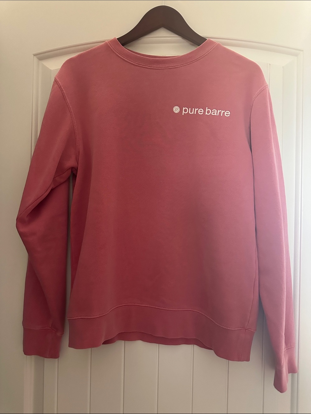 Pure Barre Dusty Rose Logo Sweatshirt